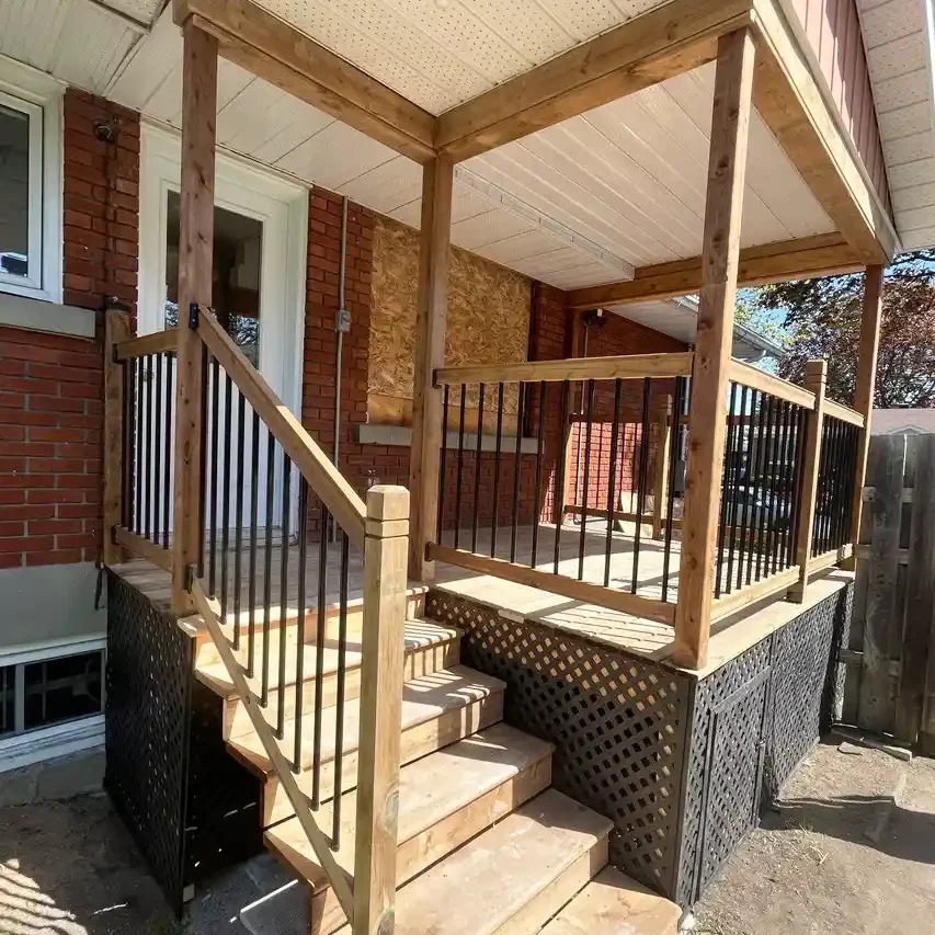 Outdoor Deck Construction Project