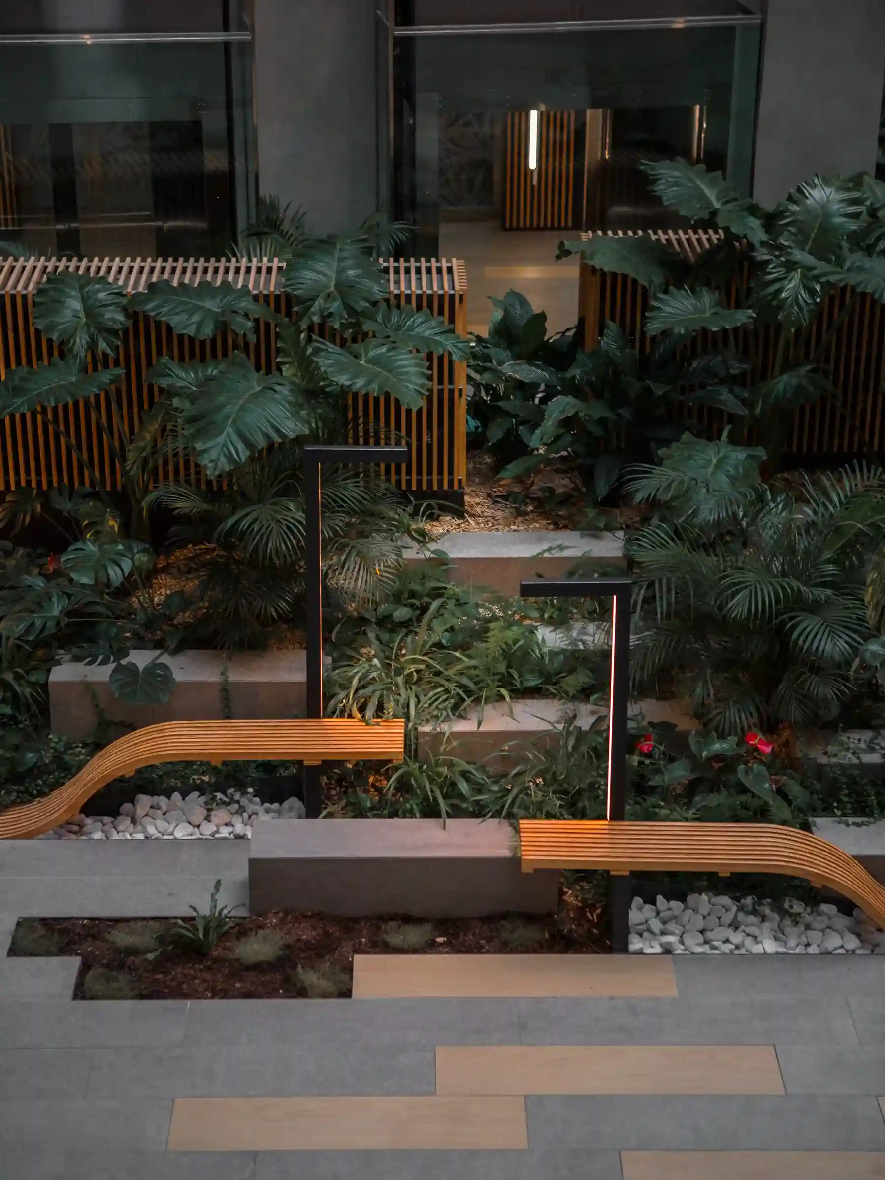 Residential landscaping improvement project